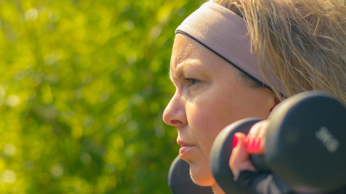 Woman Exercising